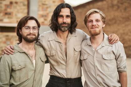 Daniel Radcliffe, Mark Leonard Winter y Daniel Webber