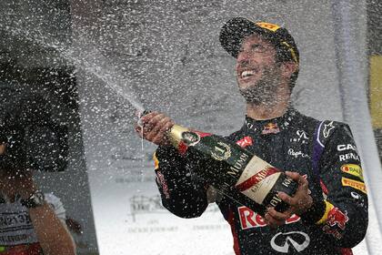 Daniel Ricciardo ganó siete de sus ocho grandes premios con Red Bull Racing, equipo con el que fue tercero en dos oportunidades del Mundial de Constructores