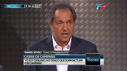 Daniel Scioli en TN