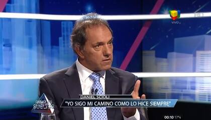 Daniel Scioli, en Animales Sueltos