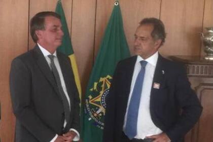 Daniel Scioli se reunió con Jair Bolsonaro por las importaciones de trigo