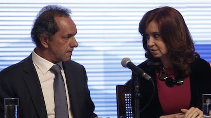 Daniel Scioli y Cristina Kirchner se reunieron la semana pasada en Recoleta