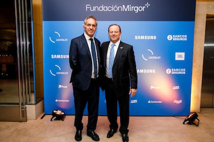 Daniel Scioli y José Luis Alonso, CEO de Mirgor.