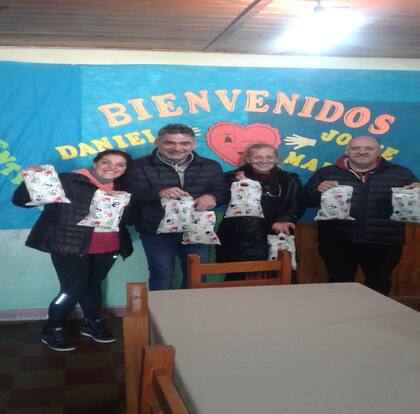Daniel visitando la escuela rural en Belén (Catamarca)