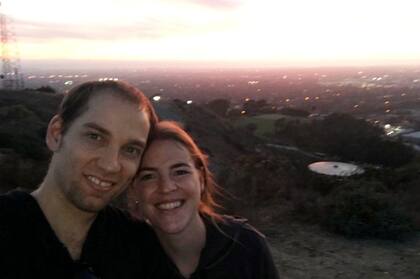 Daniel y Nathalie suelen disfrutar de los atardeceres en Los Ángeles.