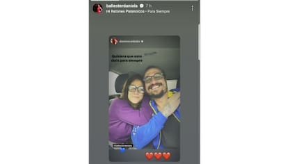 Daniela Ballester mantuvo un romance con Daniel Osvaldo en 2023