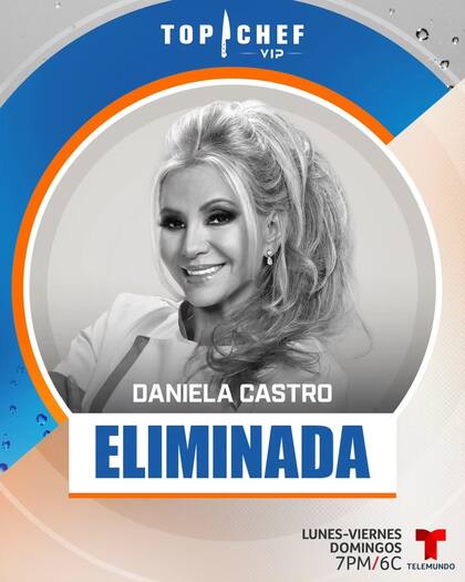 Daniela Castro es la primera eliminada de Top Chef VIP