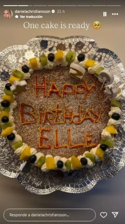 Daniela Christiansson compartió parte del festejo en su cuenta de Instagram (Foto: Instagram/@Daniela Christiansson)