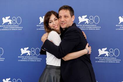 Daniela Goggi y Rodrigo de la Serna acompañaron la presentación de El rapto en el último Festival de Cine de Venecia