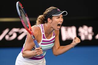 Danielle Collins: llegó a la semifinal de Australia desde la Universidad
