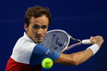Daniil Medvedev, el número 2 del ranking mundial, es uno de los jugadores que no podrá participar en Wimbledon por la decisión de no admitir a tenistas rusos