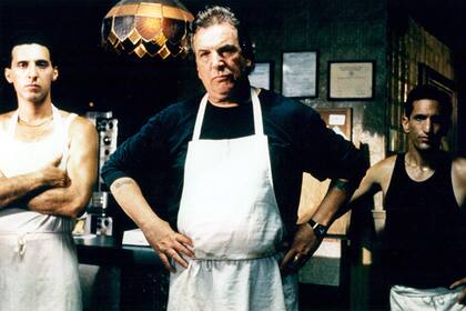 Danny Aiello en Haz lo correcto, el film por el cual fue nominado a un Oscar y a un Golden Globe