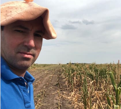 Dante Garciandía, vicepresidente de la Asociación Rural de Carlos Tejedor