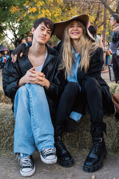 Dante junto a Guillermina Valdés, su mamá