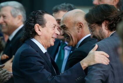 Dante Sica, Gustavo Arribas y Marco Lavagna