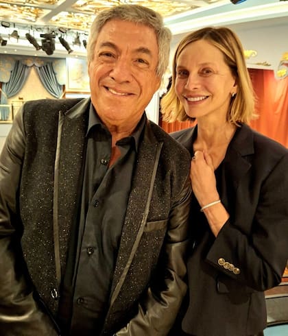 Dany Mañas junto a Calista Flockhart, quien pasó por la Argentina hace unas semanas: "Ella es un amor y su hijo también"