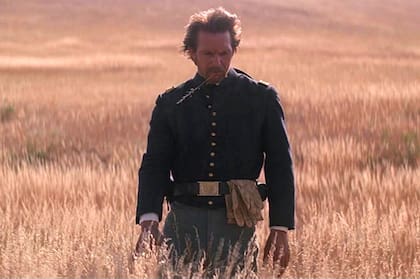 Kevin Costner en Danza con lobos