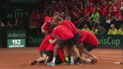 Darcis fue el héroe de Bélgica ante Australia