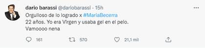 Darío Barassi defendió a Maria Becerra
