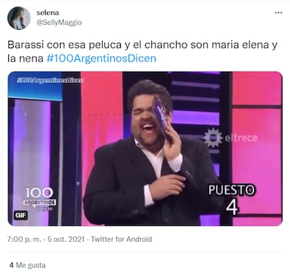 Darío Barassi se puso una peluca negra y llovieron los memes