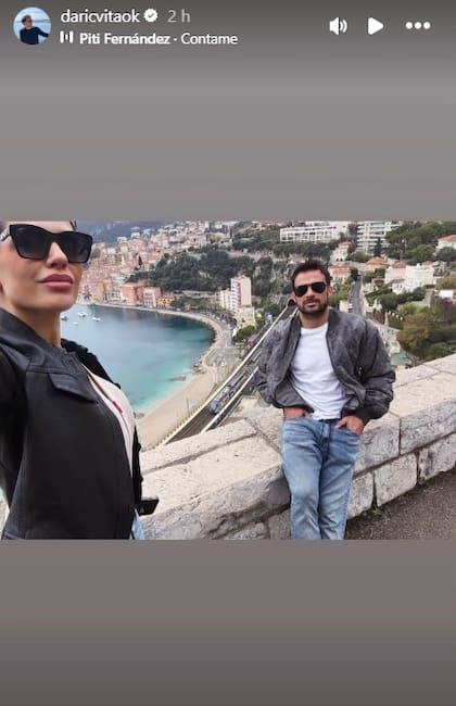 Darío Cvitanich e Ivana Figueiras en Niza