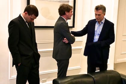 Dario Lopérfido con Mauricio Macri