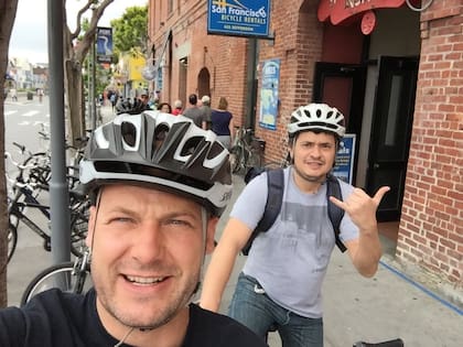Darío Peña y Juan Ozino Caligaris, cofundadores de Nubity, se toparon cuando eran chicos en una carrera de bicicross