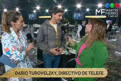 Darío Turovelzky, directivo de Telefe, entrevistado por Pía y Noe