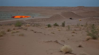 Darvaza, el cráter conocido como la Puerta al Infierno