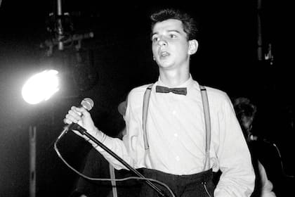 Dave Gahan, en aquellos primeros tiempos de moñito y tecno pop con Depeche Mode