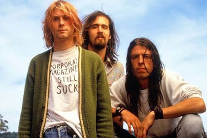 Kurt Cobain, Krist Novoselic y Dave Grohl 