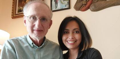 Dave y Jackie se conocieron por una aplicación de citas en el 2016 (Facebook/Jackie Epstein)