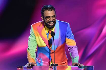 El más osado fue Daveed Diggs, quien lució un traje multicolor