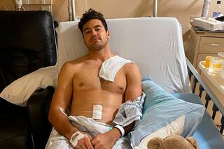 Le sacaron 20cm de intestino en marzo y este fin de semana volvió y apoyó un try