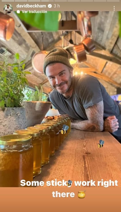 David Beckham sorprende a todos con su nuevo pasatiempo: la apicultura. Foto/Instagram: @davidbeckham