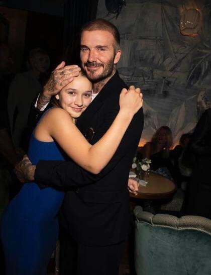 David Beckham tiene una relación muy cercana con su hija menor, Harper Seven