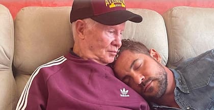 David Bisbal junto a su padre