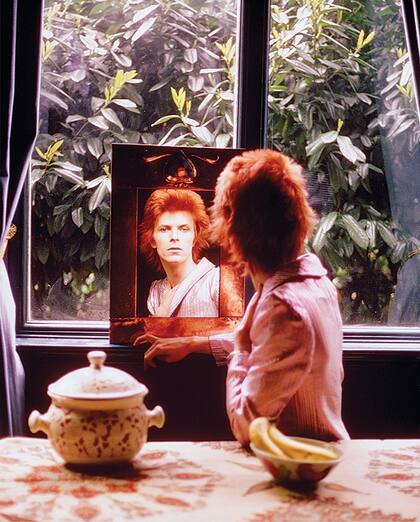 David Bowie, según Mick Rock en 1972. Esta y más imágenes tomadas por el fotógrafo podrán verse en La Rural desde el 4 de mayo