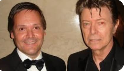 David Bowie también fue parte de su galería de famosos