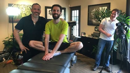 David fue filmado en EE.UU. para difundir su recuperación parcial