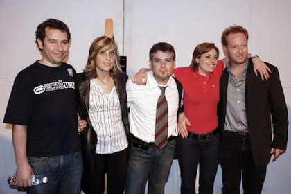 David, Gemma, Tino, Yolanda y Frank en una de sus reuniones, algunos años atrás