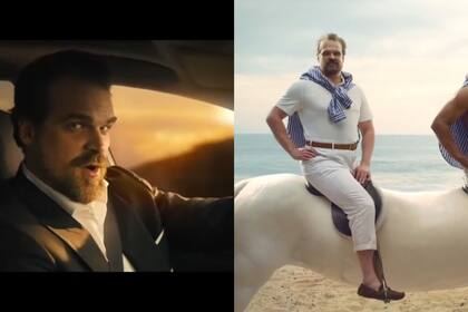 David Harbour pasó por varios anuncios de Super Bowl