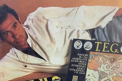 David Jiterman en los 90, cuando las revistas lo presentaban como "El Señor TEG"