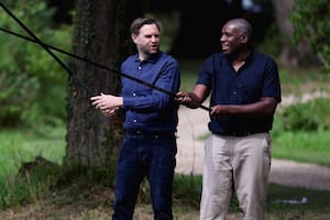 David Lammy y JD Vance, en su día de pesca en Chevening House