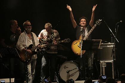 David Lebón y RIcardo Mollo en un tramo del recital