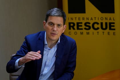 David Miliband, director general de Comité Internacional de Rescate (Archivo)