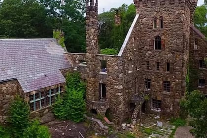 David T. Abercrombie construyó el castillo medieval en la década de los años 20