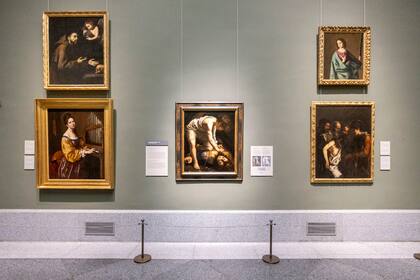 "David vencedor de Goliat", de Caravaggio se puede ver en la sala 7A del edificio Villanueva del Museo Nacional del Prado