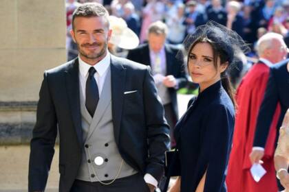 David y Victoria también estuvieron presentes en la ceremonia de Harry y Meghan en 2018