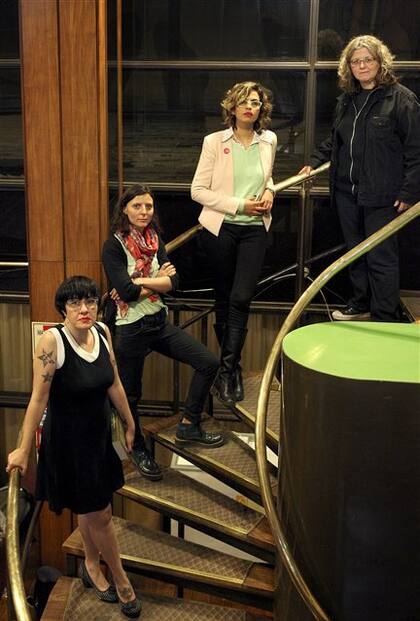 De abajo hacia arriba, Toutonian, Gilli, Cartabia y Carrasco